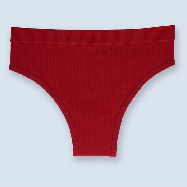 Basic Ribbed Cheeky (red)