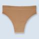 Basic Ribbed Cheeky (beige), Beige, S/M