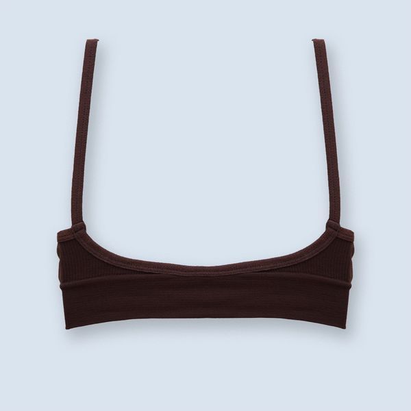 Seamless Ribbed Bra Top
