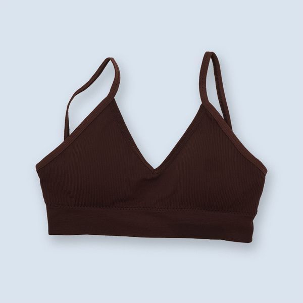 Seamless Ribbed Bra Top